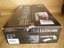 Lexmark C500S2YG Standard Yield Yellow Toner Cartridge Genuine picture