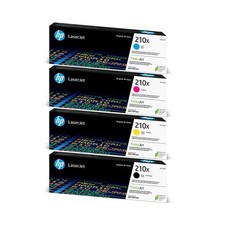 HP 210X Black/Cyan/Magenta/Yellow High Yield Toner Cartridge, Pack Of 4 picture