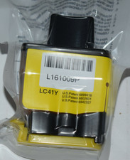 Brother LC41Y LC41 Yellow Ink Cartridge GENUINE Open Box Sealed picture