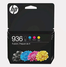 HP 936 Standard Yield Ink Cartridges 4-Pack BK/C/M/Y 6C3Z5LN Ink Only New picture