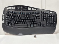 Logitech K350 (Y-R0053) Wireless Comfort Wave Ergonomic Keyboard W/ UNIFYING USB picture