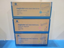 Konica Minolta CYAN/MAGENTA/YELLOW Imaging Unit Genuine Set picture