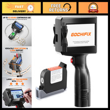Portable Handheld Inkjet Printer with 4.3'' Touch Screen - Print Text, QR Codes, picture