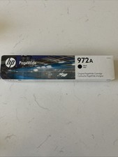 HP 972A Black Genuine Original PageWide Ink Cartridge F6T80AN Pro 377/452, New picture