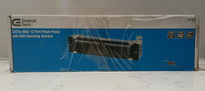 Cat 5e Mini 12-Port Patch Panel with 89D Mounting Bracket COMMERCIAL ELECTRIC picture
