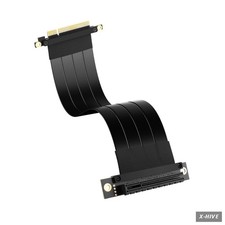SinLoon Serial Cables PCIe 3.0 X8 Extension Cable 8X Male Female Riser 25CM 90 picture