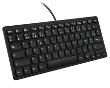 French/English Language 78 Keys Slim Lightweight Portable Wired USB Keyboard picture
