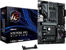 ASRock X570 S PG Riptide AM4 AMD ATX Motherboard DDR4 PCIE4.0 M.2 AMD RYZEN 5000 picture