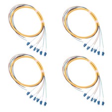 4 PCS 6Strand LC/UPC OS2 Singlemode Fiber Optic Pigtail 9/125um 1.2m FTTH picture