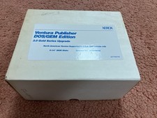 XEROX VENTURA PUBLISHER DOS/GEM EDITION 3.0 GOLD SERIES UPGRADE -  5.25” DISKS - picture
