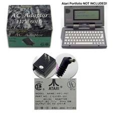 GENUINE/OEM ATARI HPC-401/C103599-001 AC Adapter for Portfolio Computer *NOS* picture