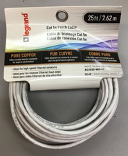 Lot Of 3 Legrand On-Q CAT 5e Patch Cable 25ft (b32) picture