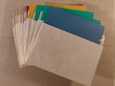Lot 10 of NOS Verbatim 5.25 inch (HD) Floppy Disks Assorted Colors in Sleeves picture