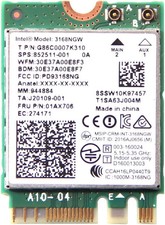 Intel AC 3168NGW 802.11AC M.2 NGFF Bluetooth 4.2 Wifi Card picture