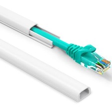 One Cord Cover Wall - 153in Mini Wire Hider, Wire Cover for Hiding Speaker Wire picture