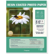UltraPremium Glossy RC Photo Paper Metallic Resin Coated 8x10 In 50 PCS picture