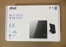 ASUS Slim External Blu Ray Writer Drive 6x SBW-06D2X-U Black Portable USB DVD picture