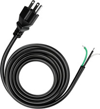 6FT 12 Gauge 3 Prong Power Supply Cord Cable-Heavy Duty Replacement 110V 115V picture