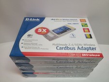 Lot Of 4 D-Link AirPro DWL-AB650 Wireless 54 Mbps PC Card   FACTORY SEALED picture