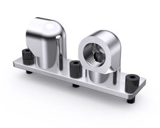 Bykski GPU Block 90 Degree Rotary Bridge Module - Silver (B-VGA-MINI-X) picture