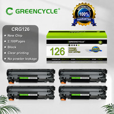 GREENCYCLE 4PK CRG126 Toner Cartridge For Canon126 ImageClass LBP6200d LBP6230dw picture