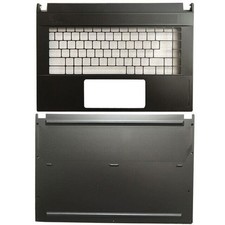 New for MSI GS66 Stealth MS-16V1 MS-16V4 15.6in Upper Palmrest+Bottom Case Black picture