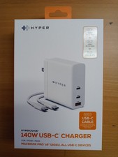 HyperJuice 140W USB-C Charger PD 3.1 Adapter 3-Port Foldable Wall Plug HJG140 picture