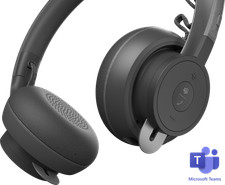 Logitech Zone Wireless Headset Bluetooth Graphite Office Teams No Dongle picture