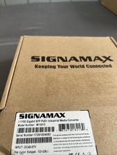NEW Signamax MI10010 I-1100 Gigabit SFP PoE+ Industrial Media Converter picture