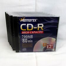 NEW Lot 7 Memorex CD-R 700MB 80 Min High Capacity Recordable Compact Discs Music picture