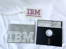 Vintage 1980's IBM ARTIFICIAL INTELLIGENCE Floppy Disk Presentation & Name badge picture
