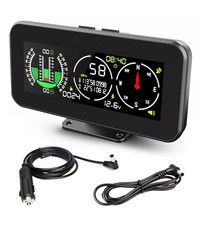 M60 Car Inclinometer for Off-Road SUV Vehicles, MPH KMH GPS Speedometer with ... picture
