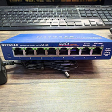 NETGEAR ProSafe GS108 v2 8-Port Unmanaged Gigabit RJ-45 Ethernet Switch picture