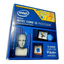 Intel Core i5-4690K 3.5GHz LGA1150 CPU Box Unused Stock Cooler picture