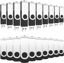 Kootion USB 2.0 100PCS 1-64GB Metal Swivel Style Flash Drive USB Memory Stick picture