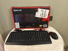 Redragon S101-3 Wired Gaming Keyboard Mouse 2 In 1 Set RGB Backlit Programmable picture