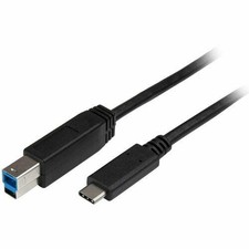 StarTech.com 2m 6 ft USB C to USB B Printer Cable - M/M - USB 3.0 USB315CB2M picture