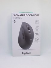 New Logitech Signature Comfort M840 L Wireless Mouse Bluetooth - Graphite picture