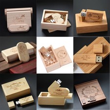 Wooden Flash Drive Logo Can Be Customized Pen Wedding Photography Gifts Memory picture