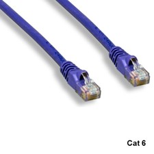Kentek Purple 2ft UTP Cat6 Cable 24AWG RJ45 Pure Copper Router Ethernet Network picture