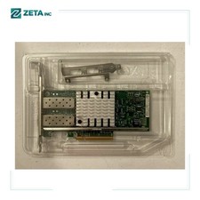 Dell INTEL X520-DA2 Server Adapter 10 Gbps Dual Port E10G42BTDA both brackets picture