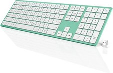 2.4GHz WisFox Wireless Keyboard Lag-Free Ultra Slim Keyboard for Windows picture