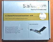 StarTech PCI 5.1-Channel Surround Sound Card - NEW - PCISOUND5CH2 picture