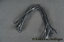 Job Lot of 10 x Black Standard PC SATA Drive Cables 45cm Long Straight-Straight picture