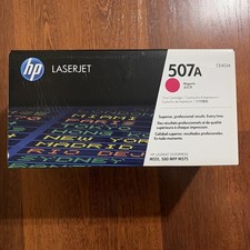 HP 507A CE403A Magenta Toner Cartridge Genuine OEM New Sealed Retail Box picture