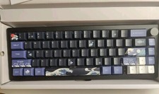 Customized BOYI GMK67 65% Keyboard  BLE/2.4G/Type-C, Coral Caps, Knob picture