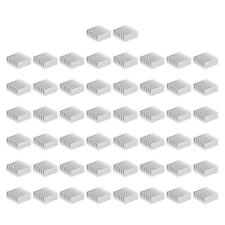 14x14x6mm Aluminum Heatsink Electronics Cooler for MOS IC Chip Silver 100 Pcs picture