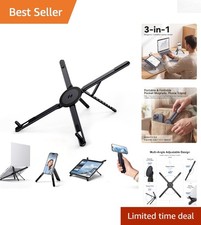 3-in-1 Portable Laptop & Tablet Stand - Ergonomic with Carry Case Included picture