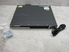 Cisco WS-C3750X-12S-S Catalyst 12-Port GbE SFP Network Switch 1100W PSU w/ Ears picture