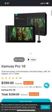 Huion Kamvas Pro 16 Graphics Tablet - GT156 picture